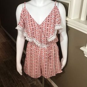 NWT Takara romper small spaghetti straps